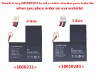 Rtdpart crelander p8 mini batteria per computer portatile, originale batteria per crelander p8 mini