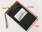 7067112 batterie, 7067112 3.7V originale batteria per other computer portatile