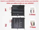 Other ibris nb125 batteria per computer portatile, originale batteria per ibris nb125 notebook