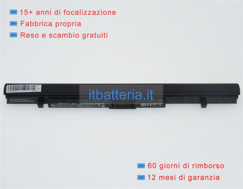 Batteria PA5212U-1BRS per Toshiba Satellite Pro R50-C-00F Batteria PA5212U-1BRS per Toshiba Satellite Pro R50-C-00F