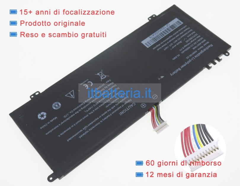 Tastiera Di Ricambio Per Dynabook Satellite PRO C50-E/J/H, CS50L, DOK-V6505H, KN16R-156 – Layout US Nero - 2