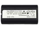 Geb242 batterie, geb242 14.8V misura batterie per leica