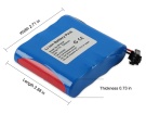Bp2s2p batterie, bp2s2p 7.4V medico batterie per contec