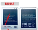 B100ae batterie, b100ae 3.8V cellulare batterie per samsung
