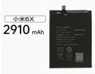Xiaomi 6x batteria, originale cellulare batterie per 6x